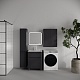 Style Line Шкаф пенал Марелла 30 L с б/к Люкс Plus антискрейтч графит матовый – картинка-11